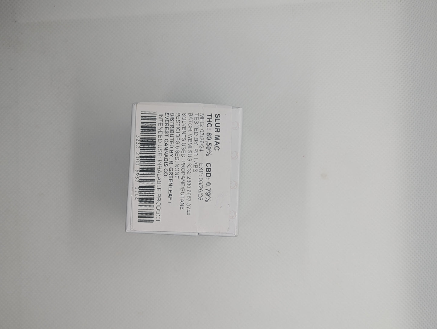 1G Manana Farms Live Resin Sugar | Slurricane Mac (Hybrid)
