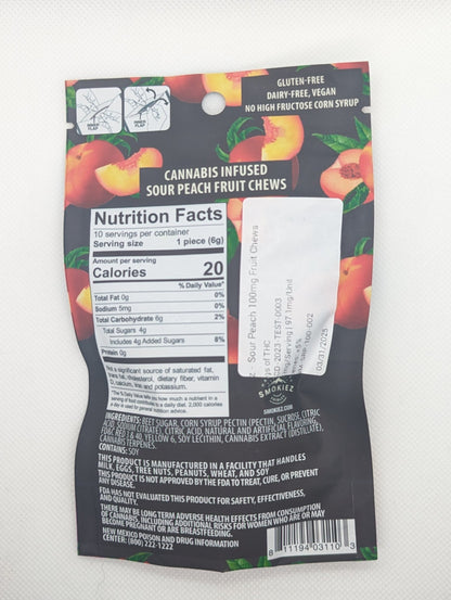 Smokies Edibles | Cannabis Infused Fruit Chews, 100mg