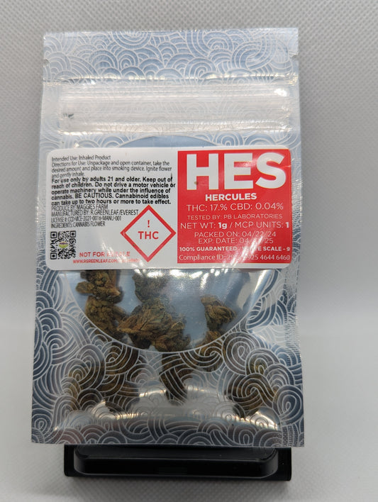 Hercules | 1 gram THC Flower (Sativa)