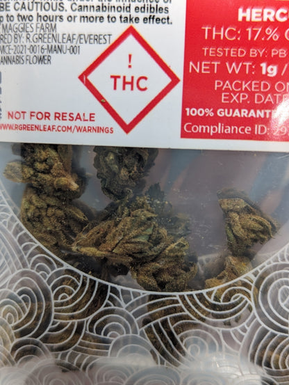 Hercules | 1 gram THC Flower (Sativa)