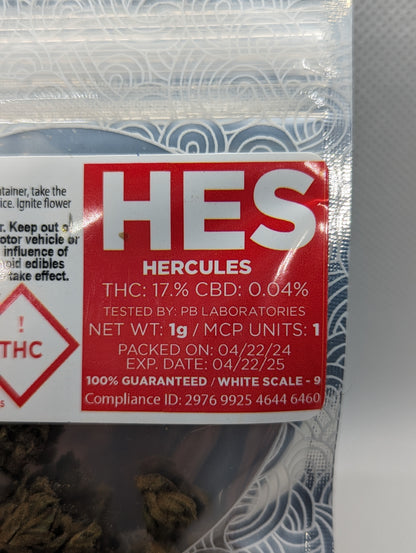 Hercules | 1 gram THC Flower (Sativa)