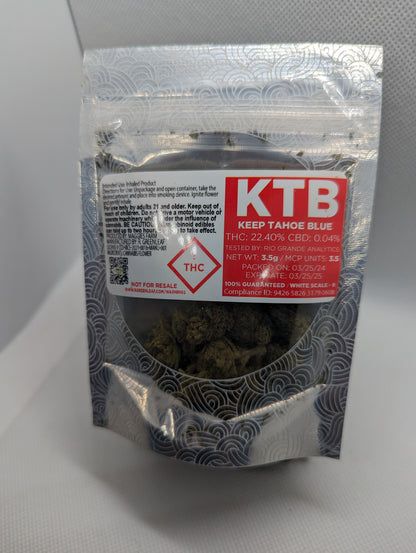 Keep Tahoe Blue | 3.5 grams THC Flower