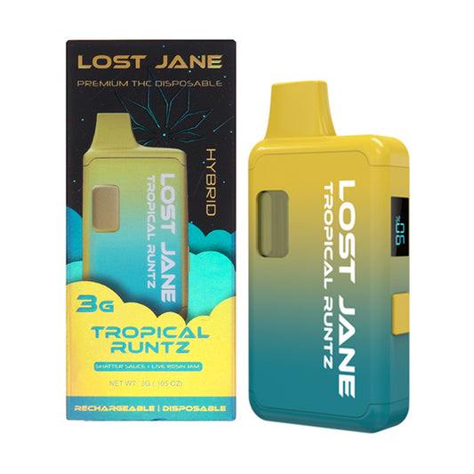 Lost Jane Shatter Sauce + Live Rosin Jam | Disposable Vape | 3G